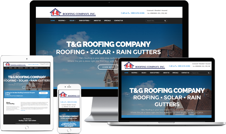 Eriksen Web Design & Marketing Builds Responsive Websites - Website (750x539), Png Download