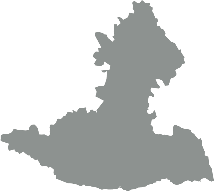 Jalandhar Map - Silhouette (800x800), Png Download