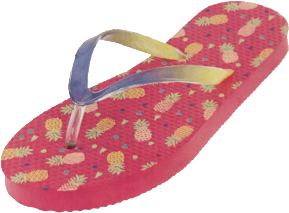 Sandals Girls Rainbow Gel - Flip-flops (1000x778), Png Download