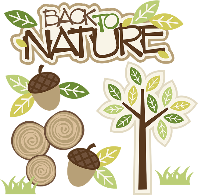 Back To Nature Svg Files For Scrapbooking Outdoors (648x647), Png Download