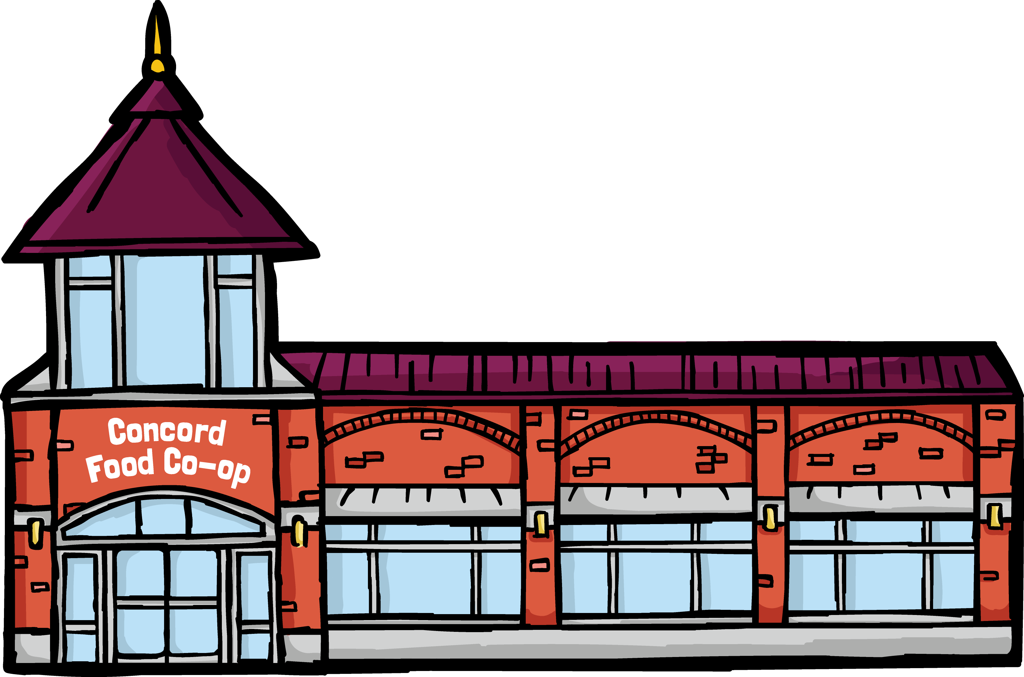 Shop Clipart Co Operative - Clip Art (3582x2369), Png Download