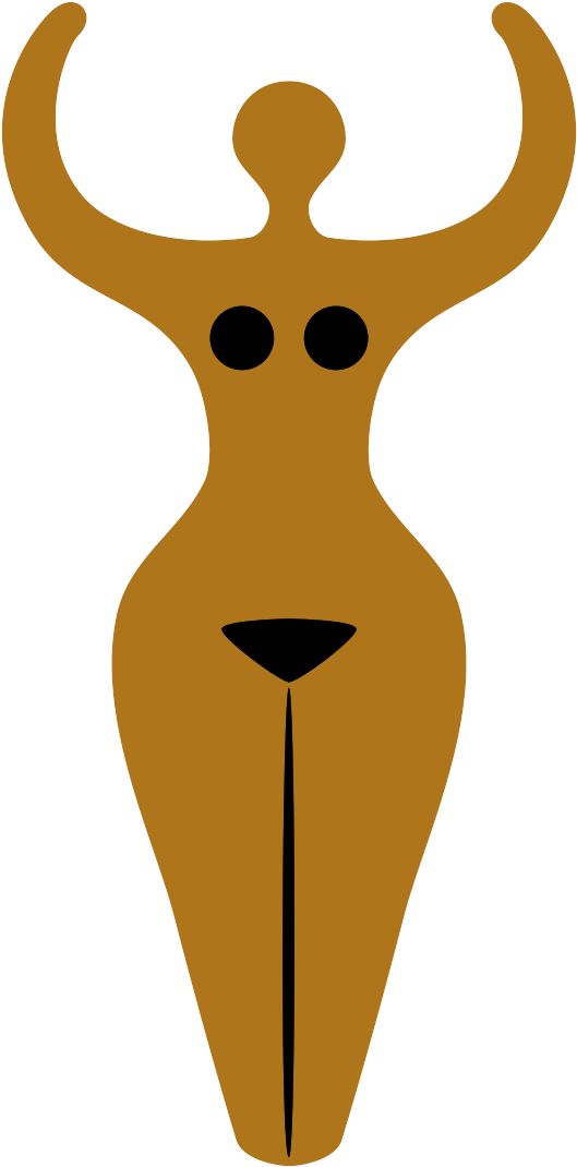 Goddess Pin5 Goldblack (720x1080), Png Download