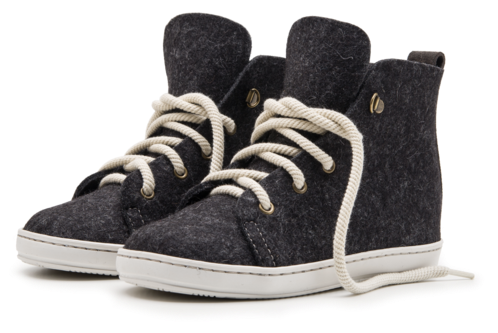 Kids Wool Boots - Suede (600x540), Png Download