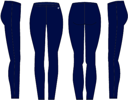 Unisex Solid Tight - Tights (760x587), Png Download