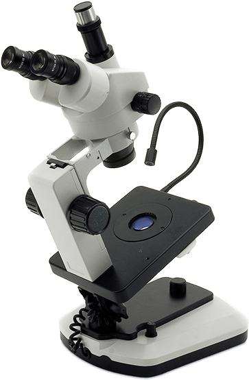Stereo Microscope Ksw8000 Gemmology - Microscopio De Campo Oscuro (1920x640), Png Download