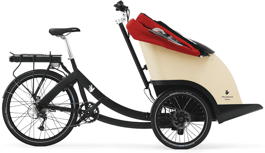 The Taxi Bike That Offers Comfort, Accessibility And - Triobike Mono (1062x649), Png Download