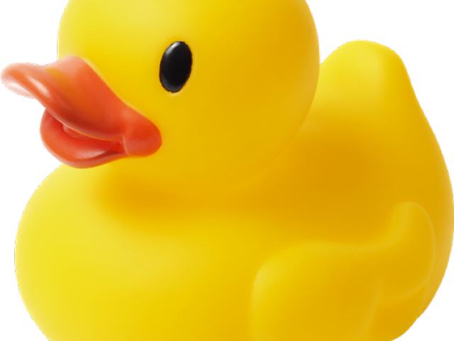 Rubber Duckie - Bath Toy (640x480), Png Download