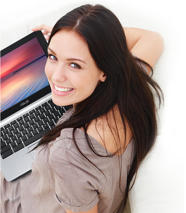 Fast, Simple And Secure - Sitting On Floor (727x800), Png Download