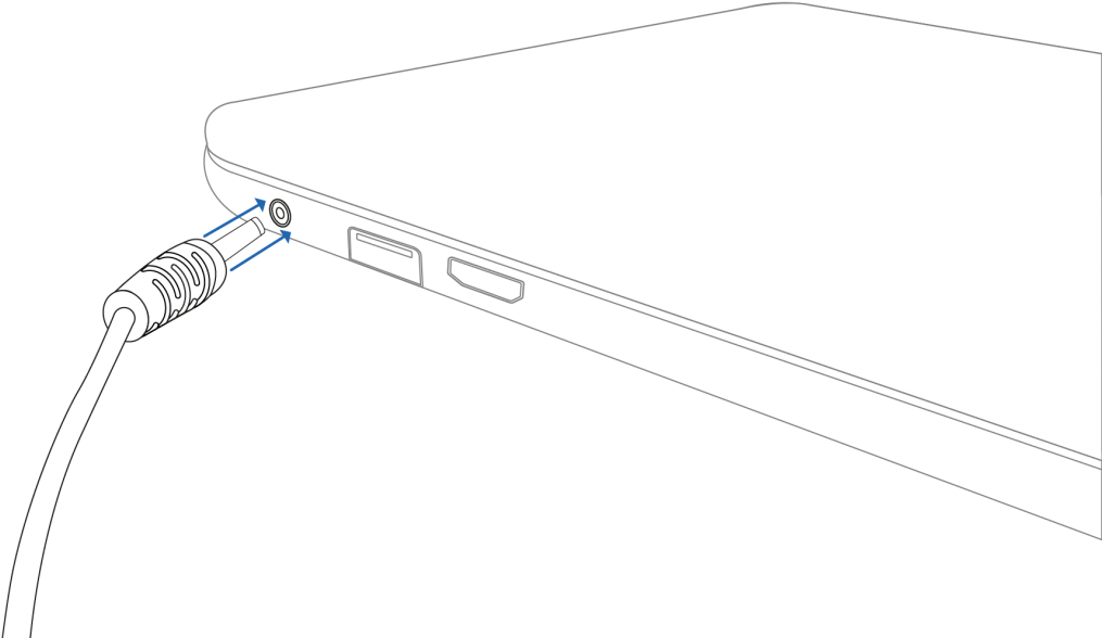 It Is Important The Power Socket Is Close To Your Notebook - Netbook (1024x617), Png Download
