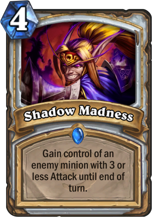 Shadow Madness - Shadow Madness Hearthstone (567x811), Png Download