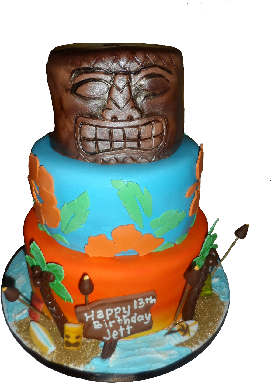 Teen Birthday 302 - Birthday Cake (1000x1276), Png Download