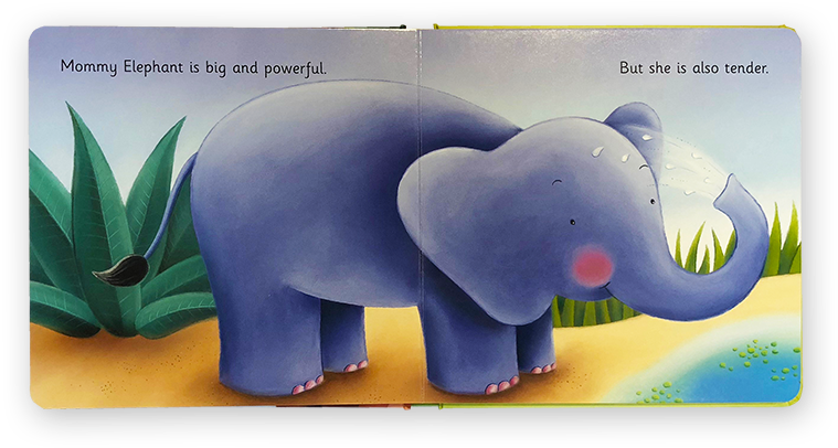 Little Hippo Books My Baby Children's Book - Indian Elephant (838x450), Png Download