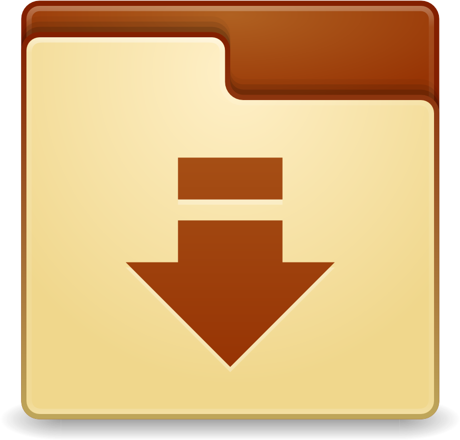 Places Folder Download Icon - Iconos De Carpeta De Descargas Png (1024x1024), Png Download