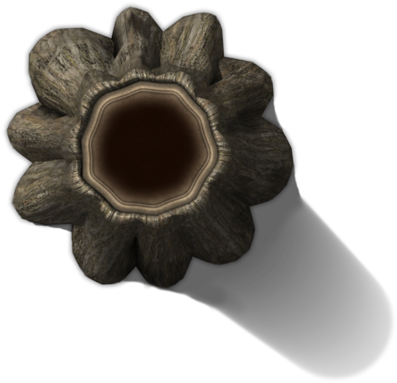 Tree City Trunk 2 - Artificial Flower (840x840), Png Download