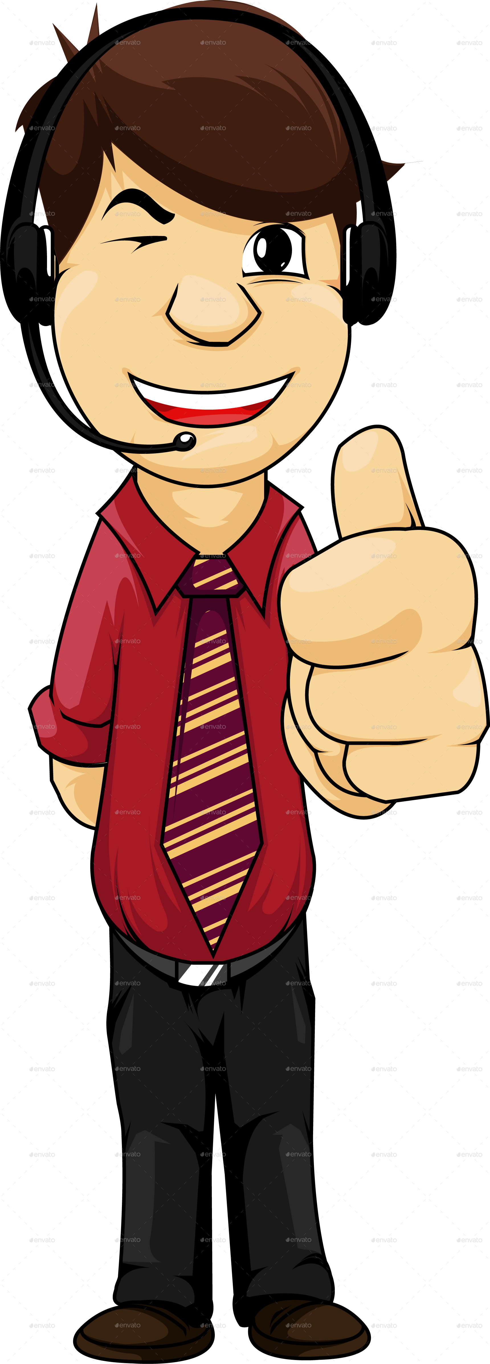 Clipart Royalty Free Stock Business Character By Swodshit - Man Character Png (1720x4785), Png Download