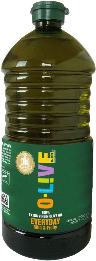 Everyday Extra Virgin Olive Oil - Plastic Bottle (1000x1000), Png Download