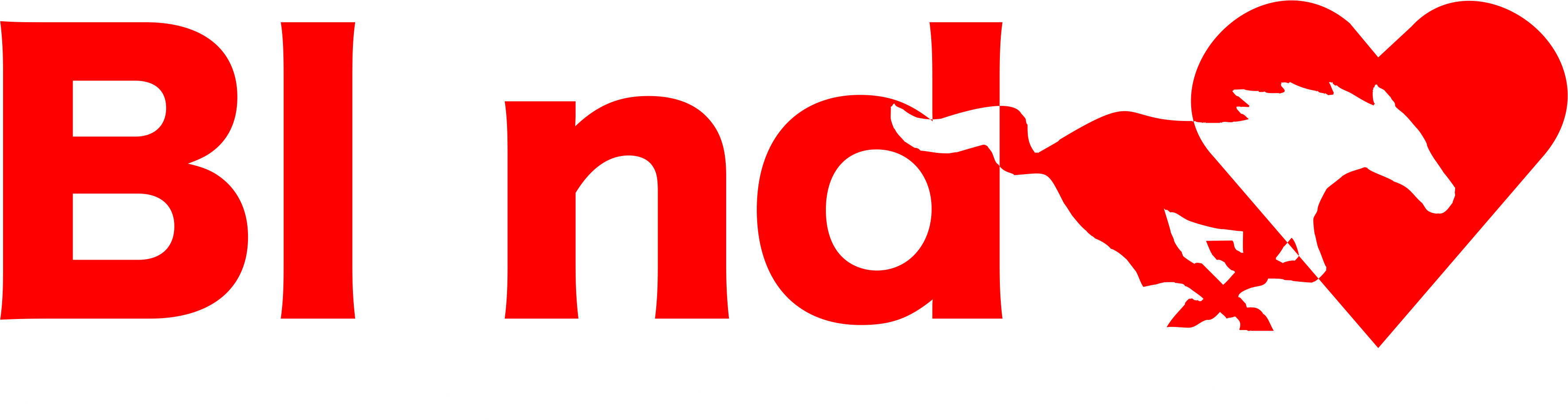 We Provide A Safe, Loving Forever Home To Horses In - Blind Love Logo (3541x948), Png Download