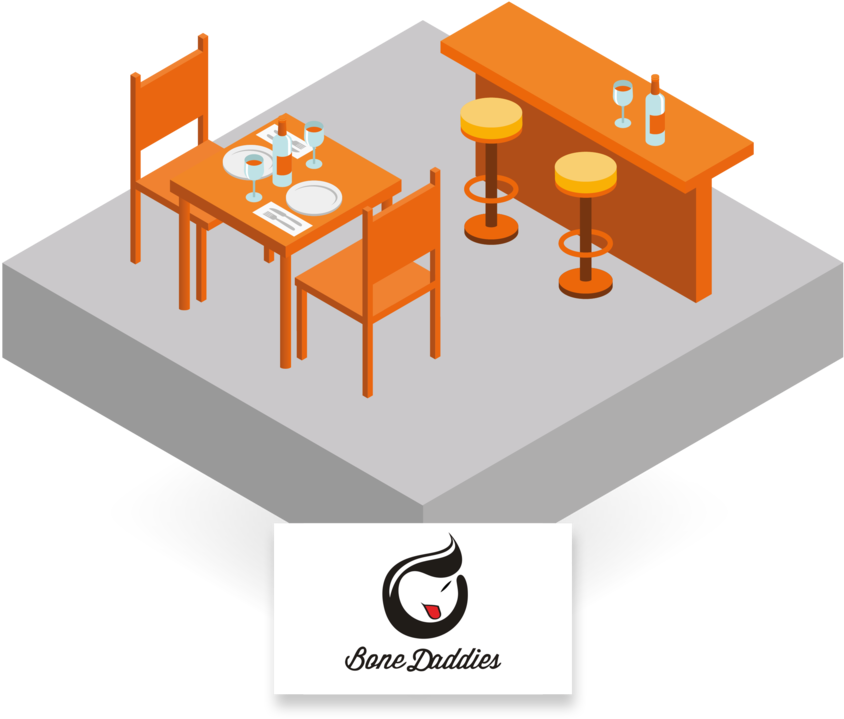 Bone Daddies - Illustration (1000x1048), Png Download