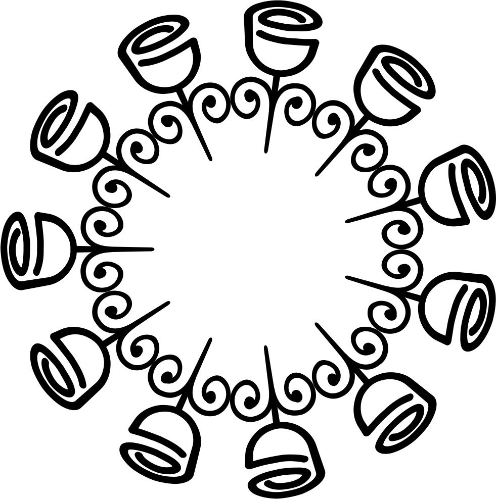 Flower Design Comments - Natural Shape Design (981x988), Png Download