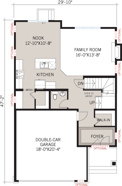 Base Floorplan Of Montage - Floor Plan (700x1050), Png Download