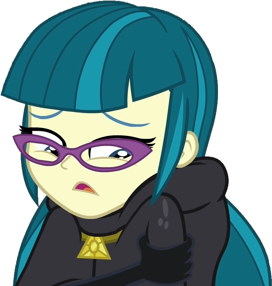 Thebar, Cloak, Clothes, Equestria Girls, Female, Glasses, - Cartoon (967x995), Png Download