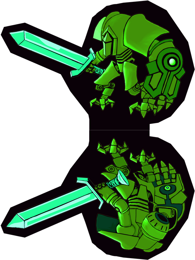 Golem L C4 (640x850), Png Download