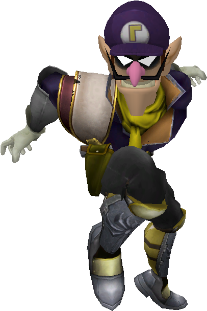 Waluigi Time - Action Figure (979x630), Png Download