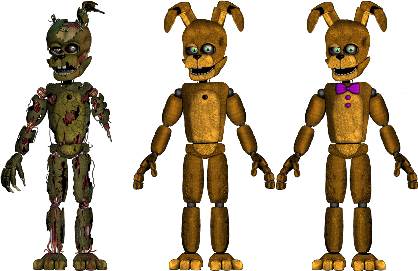 View and Download hd Editscraptrap - Salvage Springtrap Full Body PNG Image...