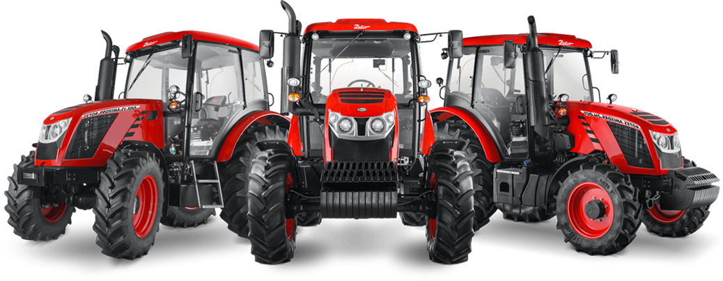 Zetor Tractors - Zetor Proxima 100 Hp (1038x404), Png Download