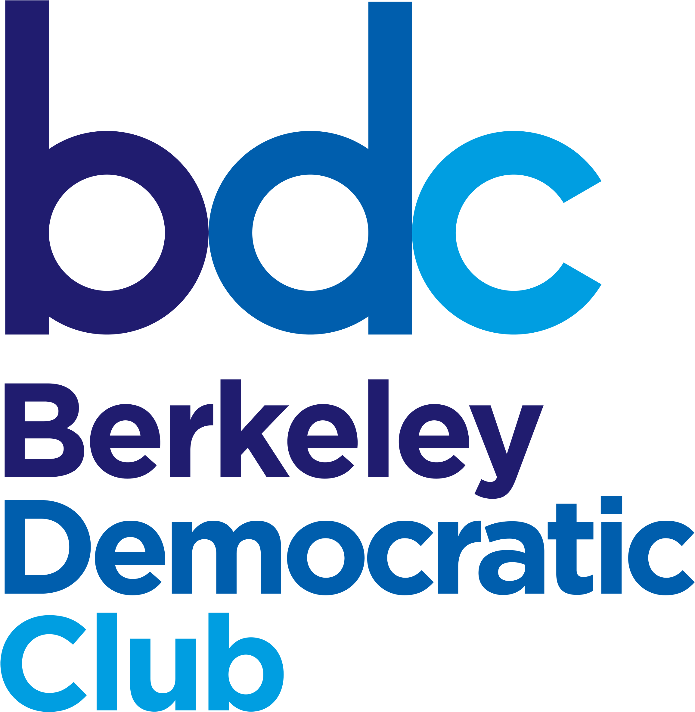 Berkeley Democratic Club Logo Squaresm - Graphic Design (2500x2500), Png Download