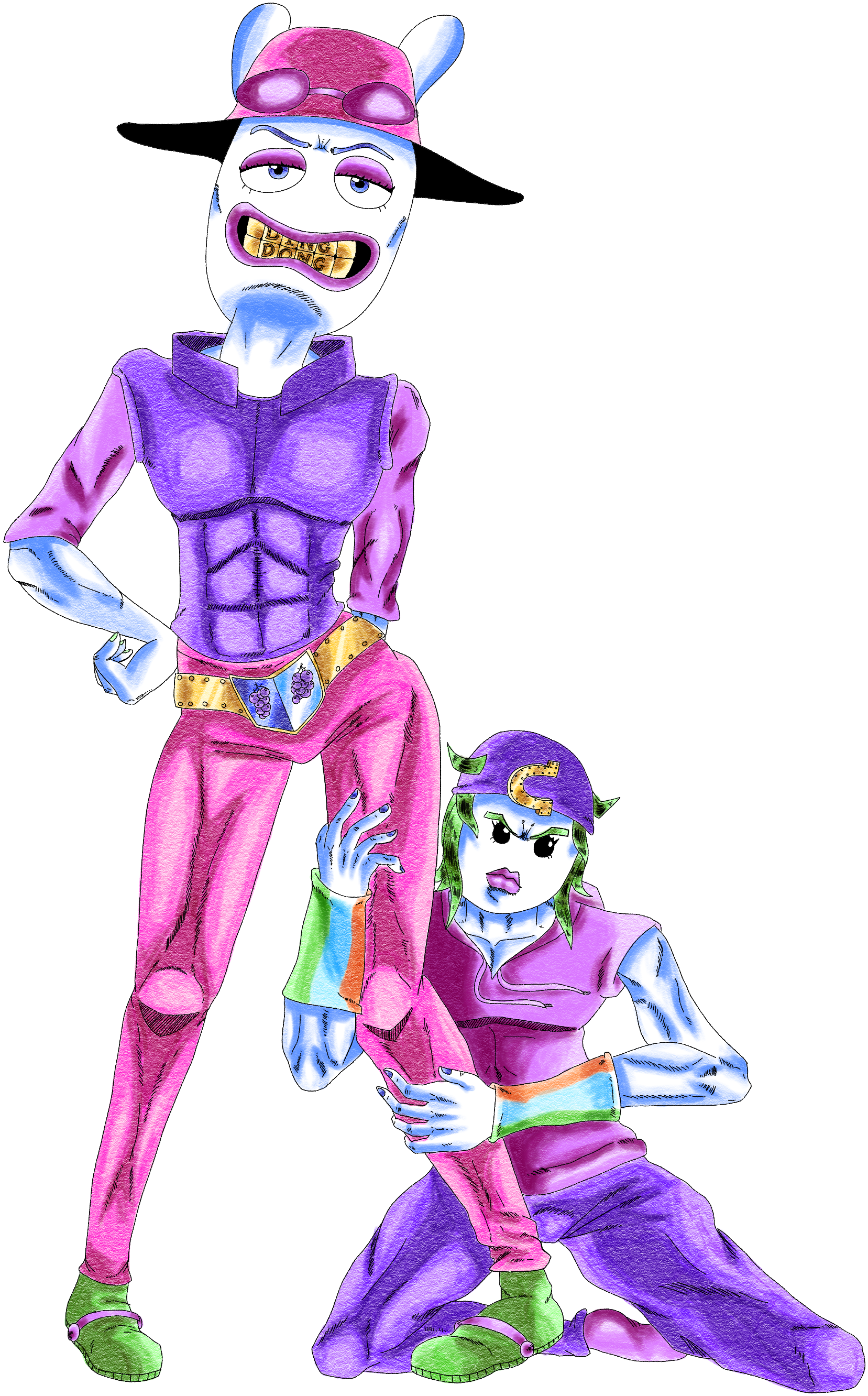 Grape Escape - Cartoon (1722x2720), Png Download