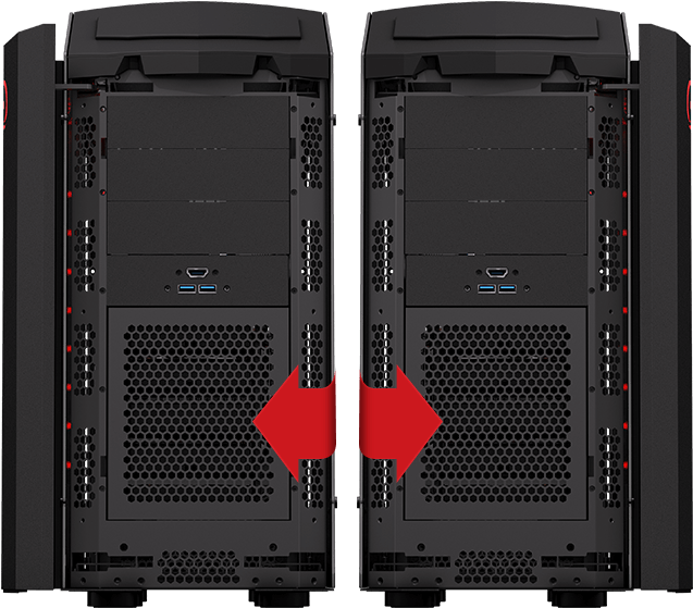 Front Bays - Computer Case (700x618), Png Download