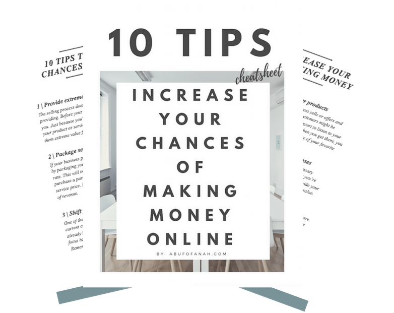 To Increase Your Chances Of Making Money Online - Poster (800x800), Png Download