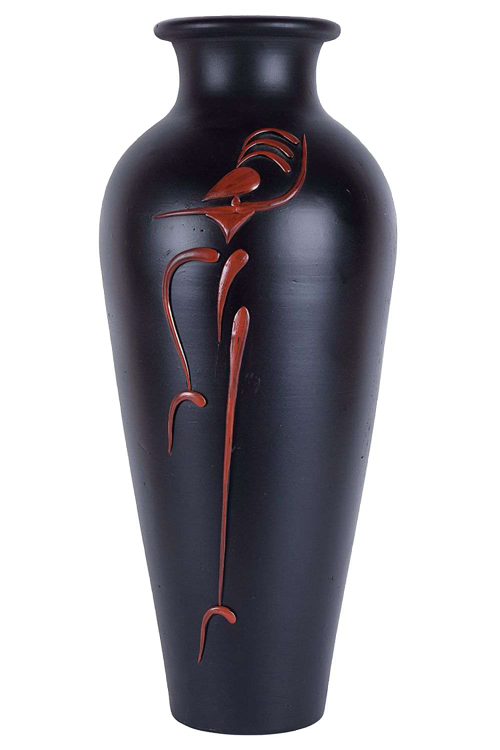 Ople Shape Terracotta Flower Vase - Earthenware (500x750), Png Download