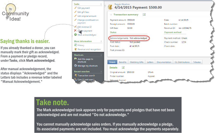 Now, When You Send A Personal Note To A Donor Or Thank (909x588), Png Download