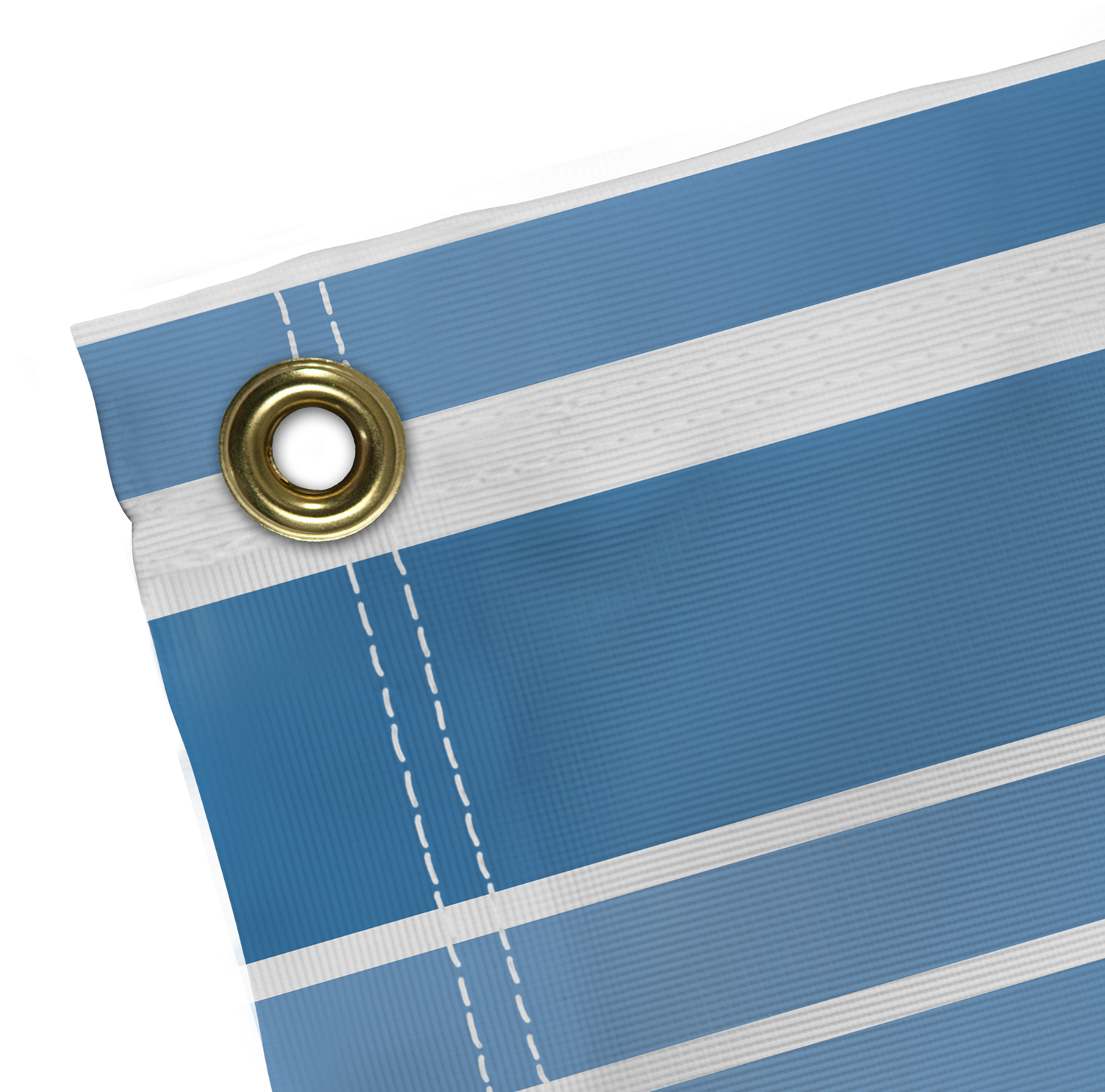 Single-reverse Outdoor Banner Finish With Header Tape (1829x1600), Png Download