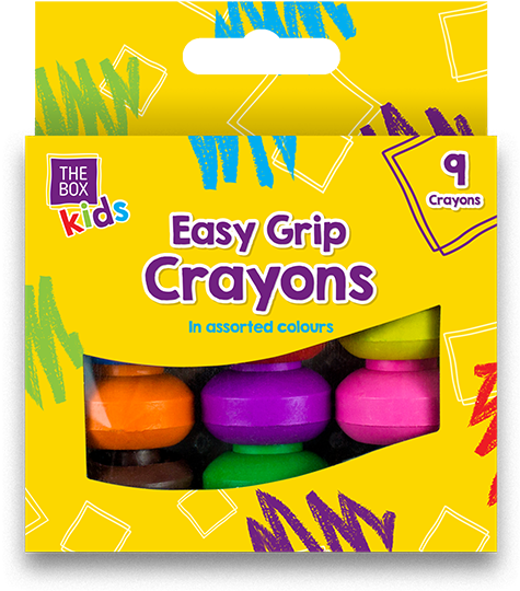 18x Crayola Type Jumbo Crayons Children Easy Grip Chunky - Graphic Design (800x620), Png Download