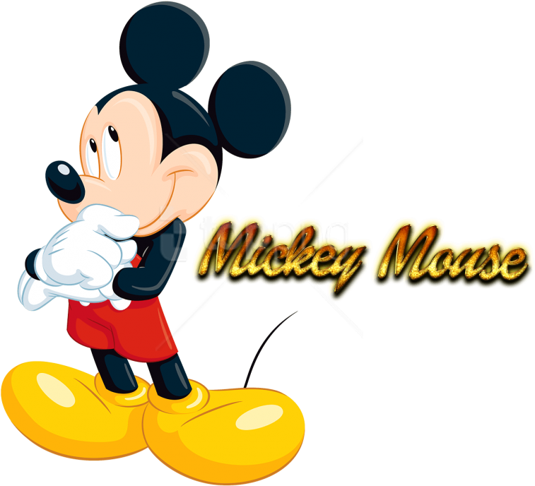 Free Png Download Mickey Mouse Clipart Png Photo Png - Mickey Mouse Cute Png (850x705), Png Download