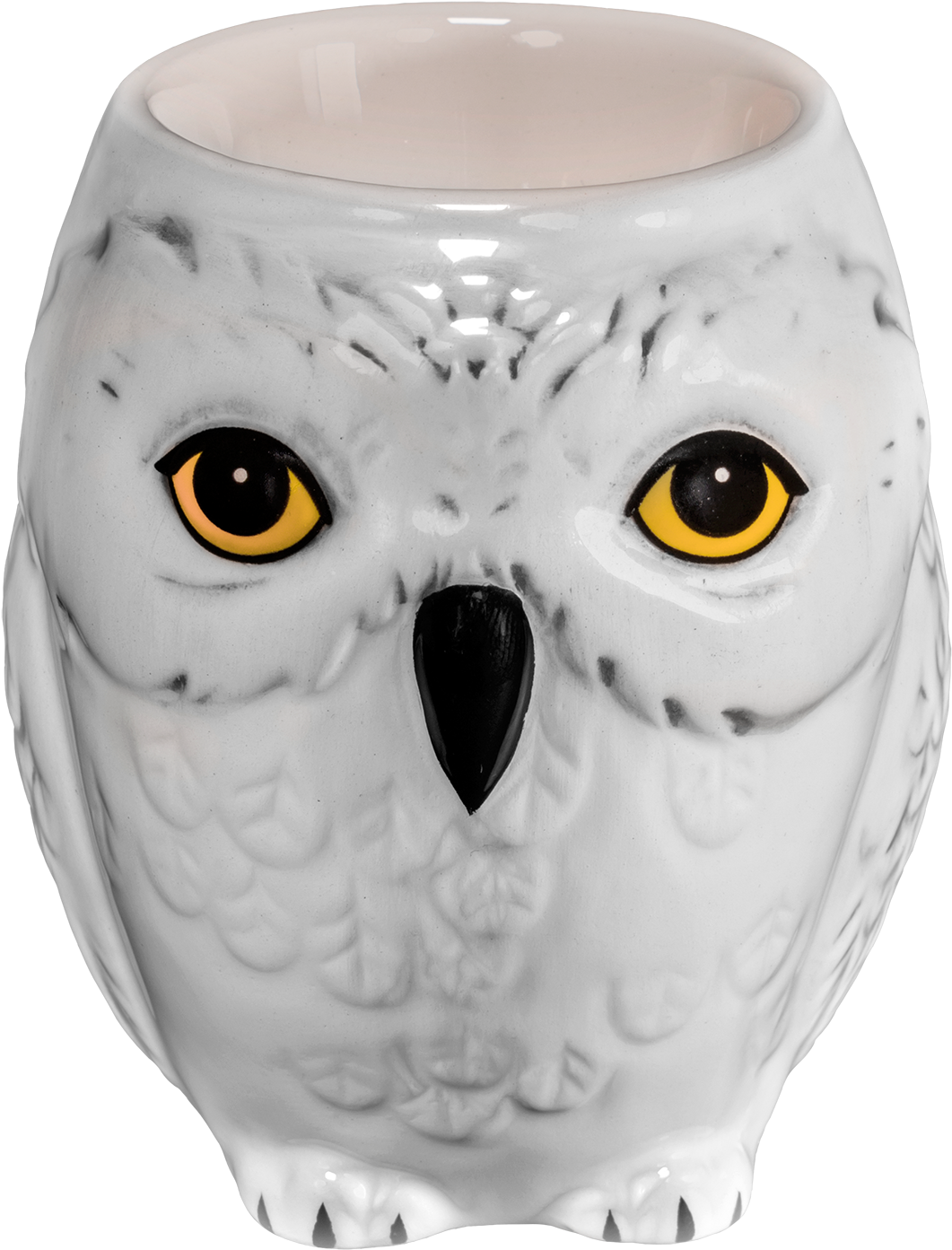 Hedwig Egg Cup - Snowy Owl (1382x1500), Png Download