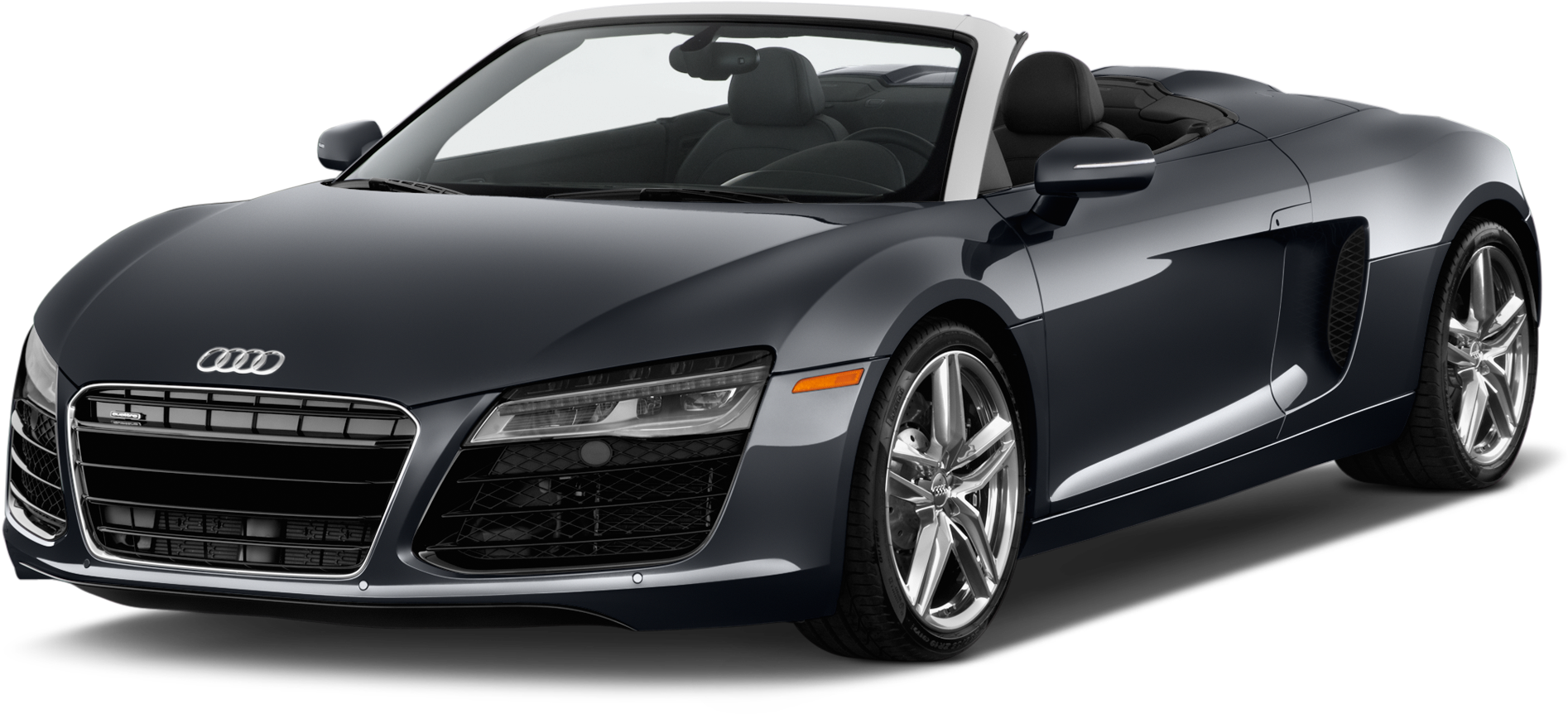 Audi R8 Spyder 2017 Black (2048x1360), Png Download