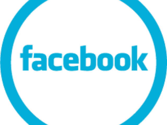 Circle Clipart Facebook - Us On Facebook (640x480), Png Download