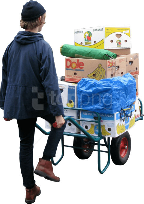 Free Png Download Moving Wheelbarrow Png Images Background - Street Stall Png (480x678), Png Download