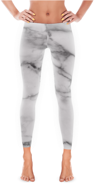 Smooth Grey Marble Leggings - Doodle Leggings (600x600), Png Download
