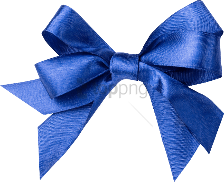 Free Png Бант Синий Png Image With Transparent Background - Бант Синий Png (850x694), Png Download