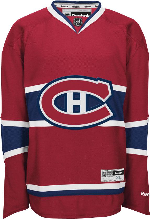 Canadian Montreal Hockey Jersey (850x850), Png Download