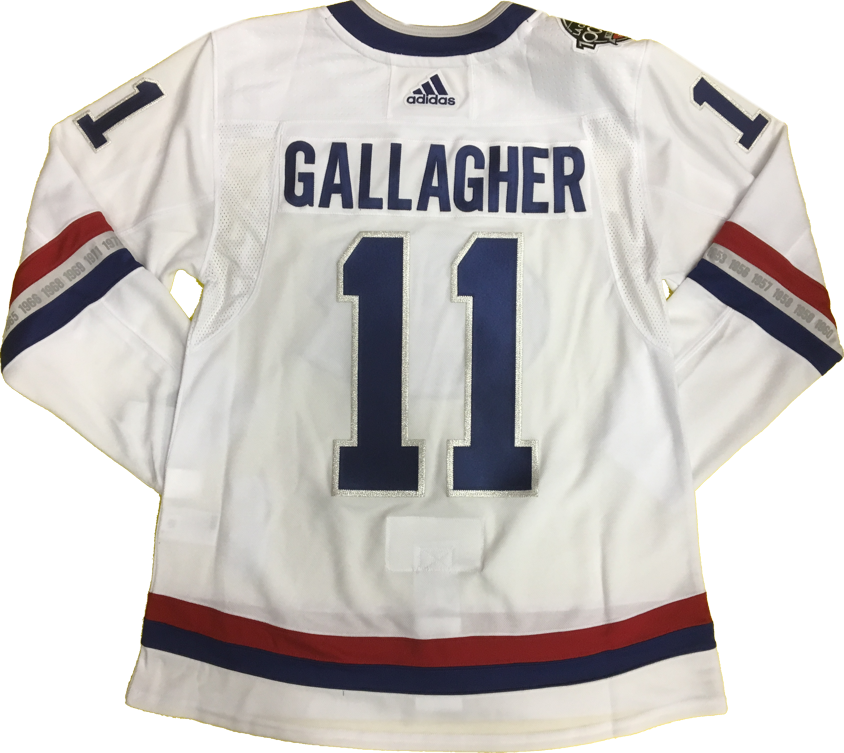 Brendan Gallagher Montreal Canadiens Nhl 100 Classic - Montreal Canadiens Adidas Jersey (844x753), Png Download