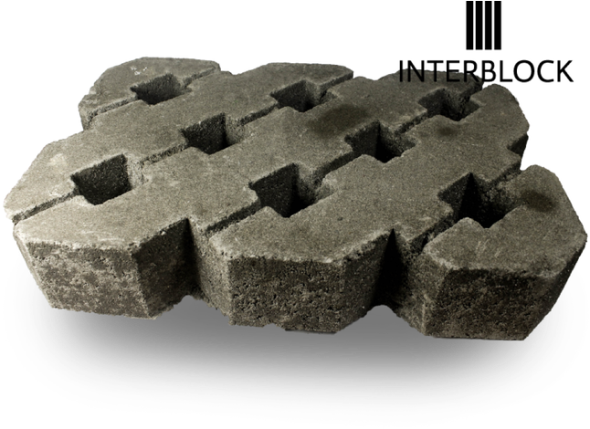 Grassblock 8 Lubang - Cobblestone (700x481), Png Download