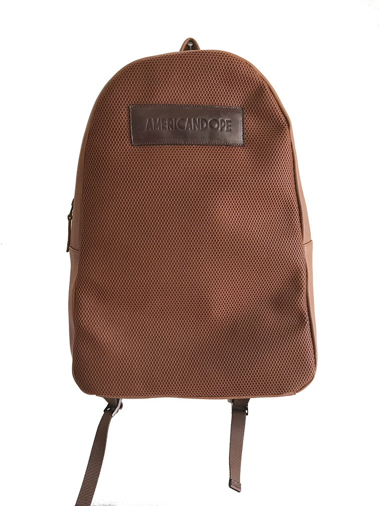 American Dope Leather Backpack - Garment Bag (756x1008), Png Download
