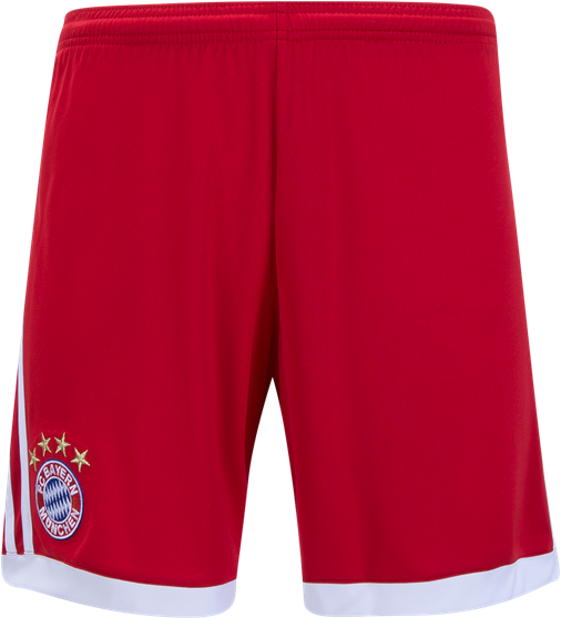 Bayern Munich 17/18 Home Short - Board Short (600x600), Png Download