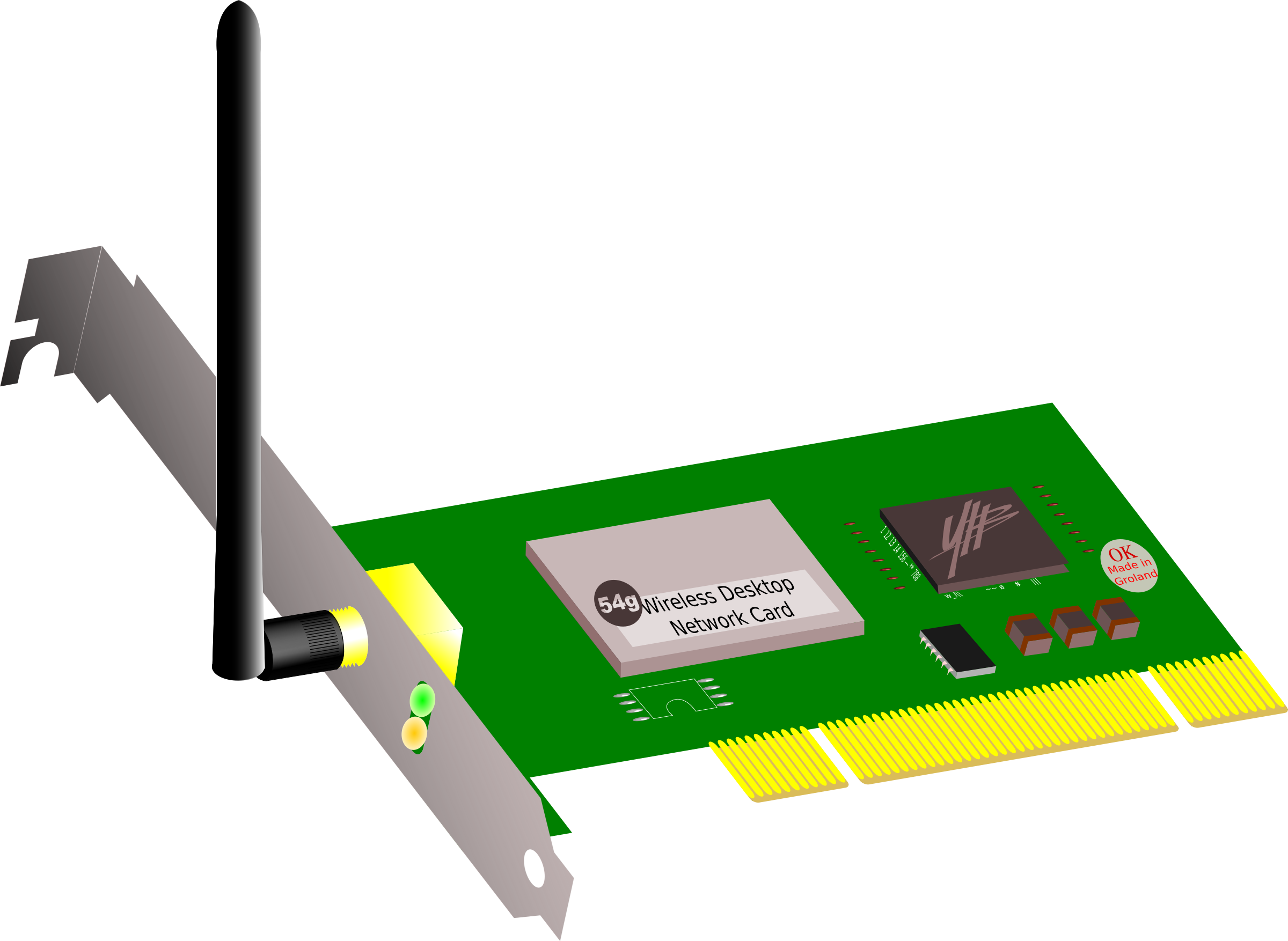 This Free Icons Png Design Of Wifi Pci Card (2400x1754), Png Download